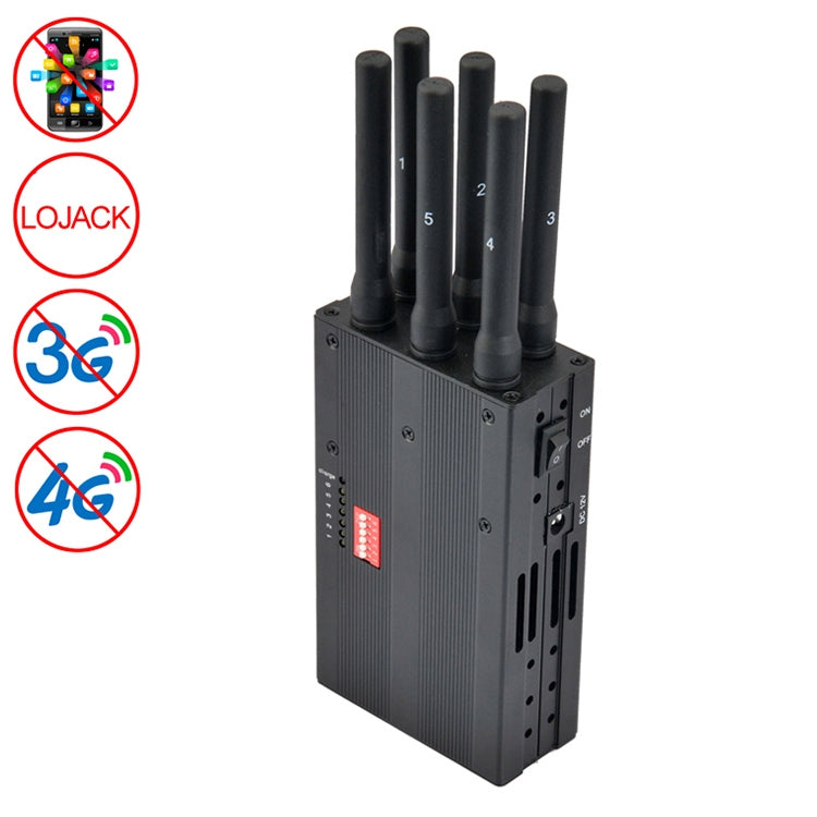 GSM / CDMA / DCS / PCS / 3G / 4G / LOJACK Mobile Phone Signal Breaker / Jammer / Isolator, Coverage: 20meters (JAX-121A-6A) GSM / CDMA / DCS / PCS / 3G / 4G / LOJACK Mobile Phone Signal Breaker / Jammer / Isolator, Coverage: 20meters (JAX-121A-6A)